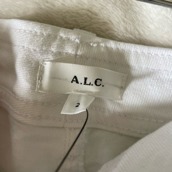 NWT ALC Hunter Denim Maxi Skirt in White - Picture 5 of 9